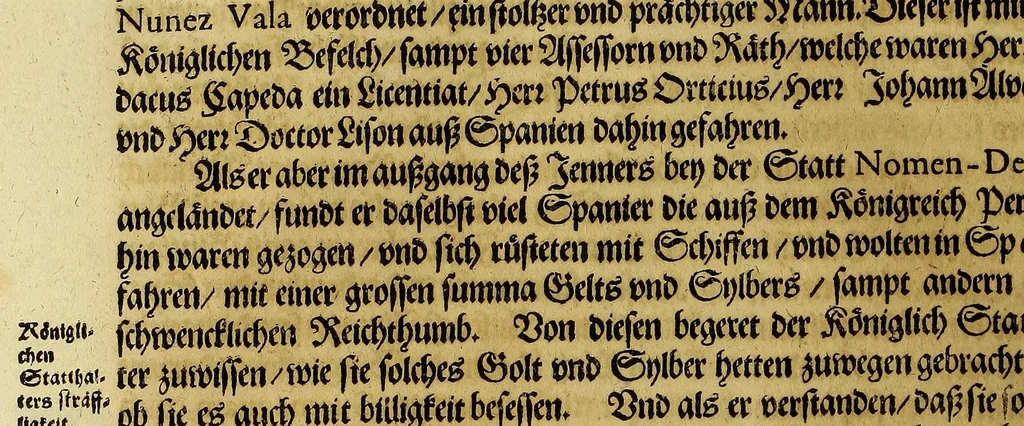 An illustration from Das sechste Theil Americae, 1619, leaf 66