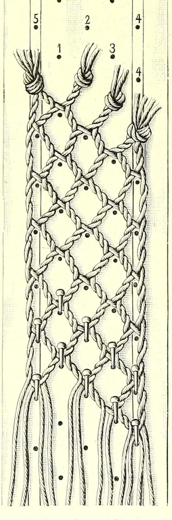 An illustration from Das Spitzenklöppeln, 1898, leaf 30