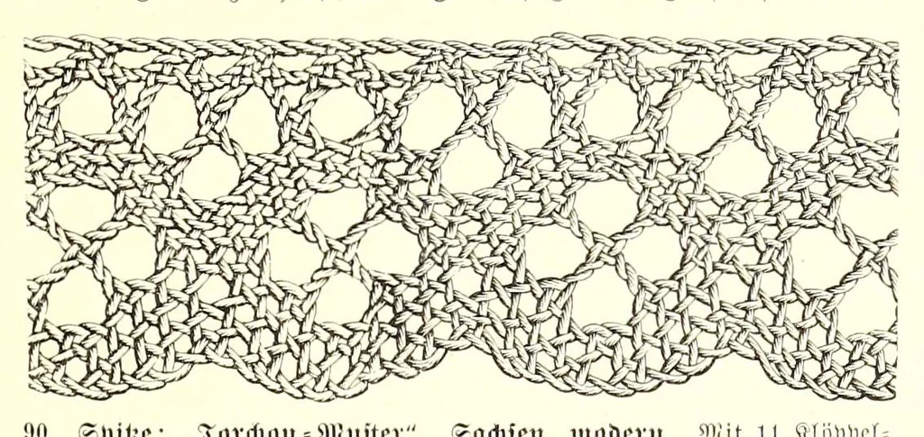 An illustration from Das Spitzenklöppeln, 1898, leaf 35