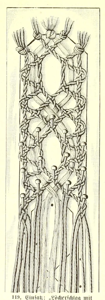 An illustration from Das Spitzenklöppeln, 1898, leaf 41