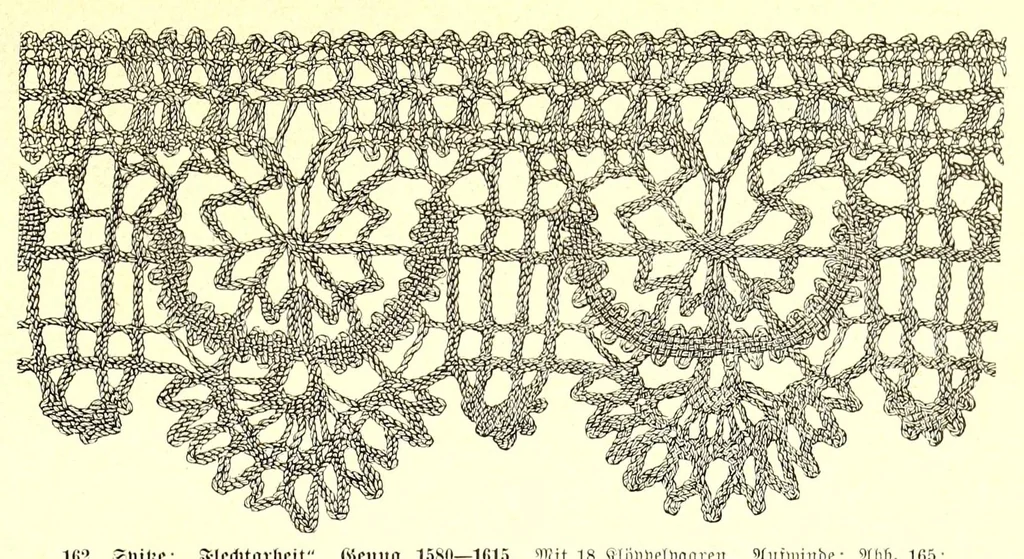 An illustration from Das Spitzenklöppeln, 1898, leaf 49