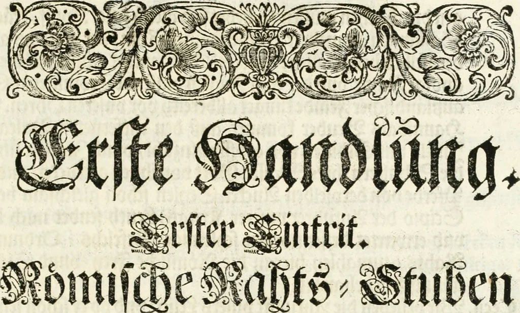 An illustration from Das vestalische ewige Feur, zur Geburts-Befrolokung deren Römischen Kayserlichen Mayestätten Leopold vnd Clavdia durchleuchtigisten Prinzessin Anna Maria auff der grossen Schau-Bühne gesungener vorgestellt, auss dem Wälschen in das Teutsche übersetzet, 1674, leaf 26