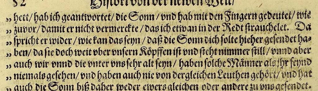 An illustration from Das vierdte Buch von der Neuwen Welt. : Oder neuwe und gründtliche Historien, von dem Nidergängischen Indien, so von Christophoro Columbo im Jar 1492. erstlich erfunden., 1594, leaf 80