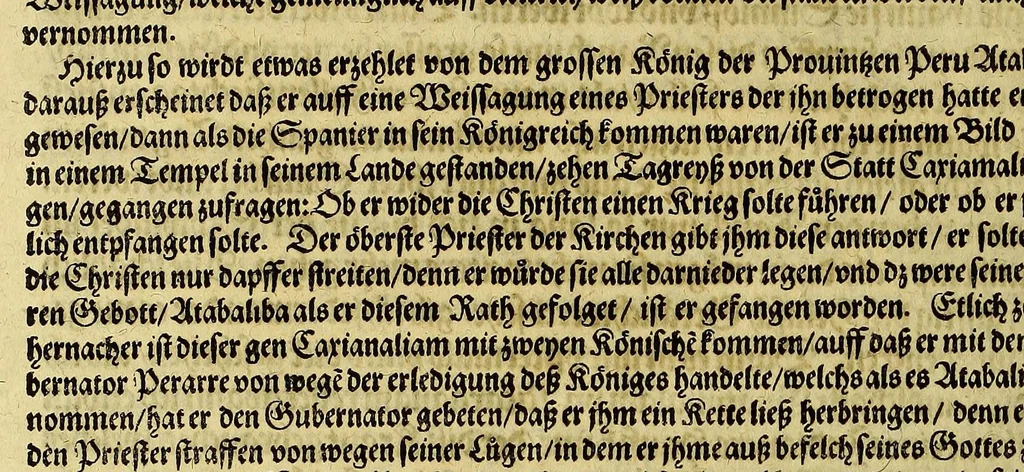 An illustration from Das vierdte Buch von der Neuwen Welt. : Oder neuwe und gründtliche Historien, von dem Nidergängischen Indien, so von Christophoro Columbo im Jar 1492. erstlich erfunden., 1613, leaf 148