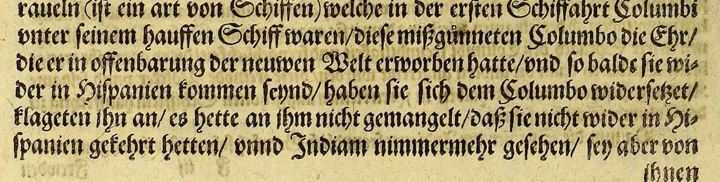 An illustration from Das vierdte Buch von der Neuwen Welt. : Oder neuwe und gründtliche Historien, von dem Nidergängischen Indien, so von Christophoro Columbo im Jar 1492. erstlich erfunden., 1613, leaf 54