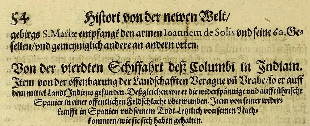 An illustration from Das vierdte Buch von der Neuwen Welt. : Oder neuwe und gründtliche Historien, von dem Nidergängischen Indien, so von Christophoro Columbo im Jar 1492. erstlich erfunden., 1613, leaf 84