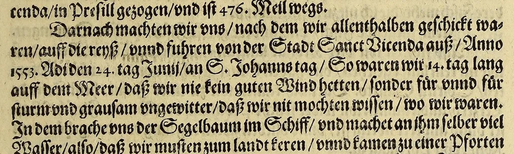 An illustration from Das VII. Theil Americae. : Warhafftige vnnd liebliche Beschreibung etlicher fürnemmen Indianischen Landschafften vnd Insulen, die vormals in keiner Chronicken gedacht vnd erstlich in der Schiffart, 1599, leaf 67