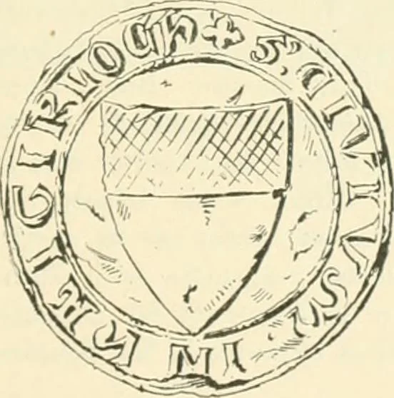 An illustration from Das Wappen des fürstlichen Hauses Hohenzollern in seiner Entwicklung von der ältesten Zeit bis zur Gegenwart historisch dargestellt, nebst Anhang: Hohenzollern'sche Allianz-Wappen, 1889, leaf 44