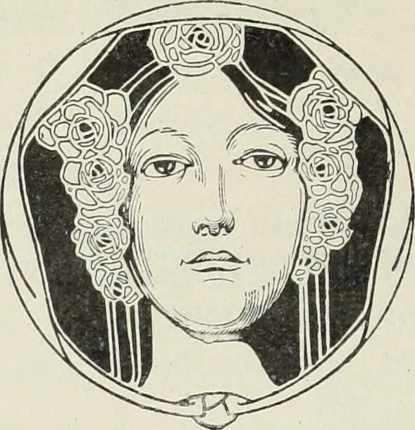 An illustration from Das Weib in der Karikatur Frankreichs : mit 448 Textillustrationen und 72 farbigen Kunstblättern nach seltenen und amüsanten französischen Karikaturen aus allen Zeitepochen, 1907, leaf 10