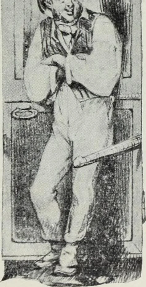 An illustration from Das Weib in der Karikatur Frankreichs : mit 448 Textillustrationen und 72 farbigen Kunstblättern nach seltenen und amüsanten französischen Karikaturen aus allen Zeitepochen, 1907, leaf 127