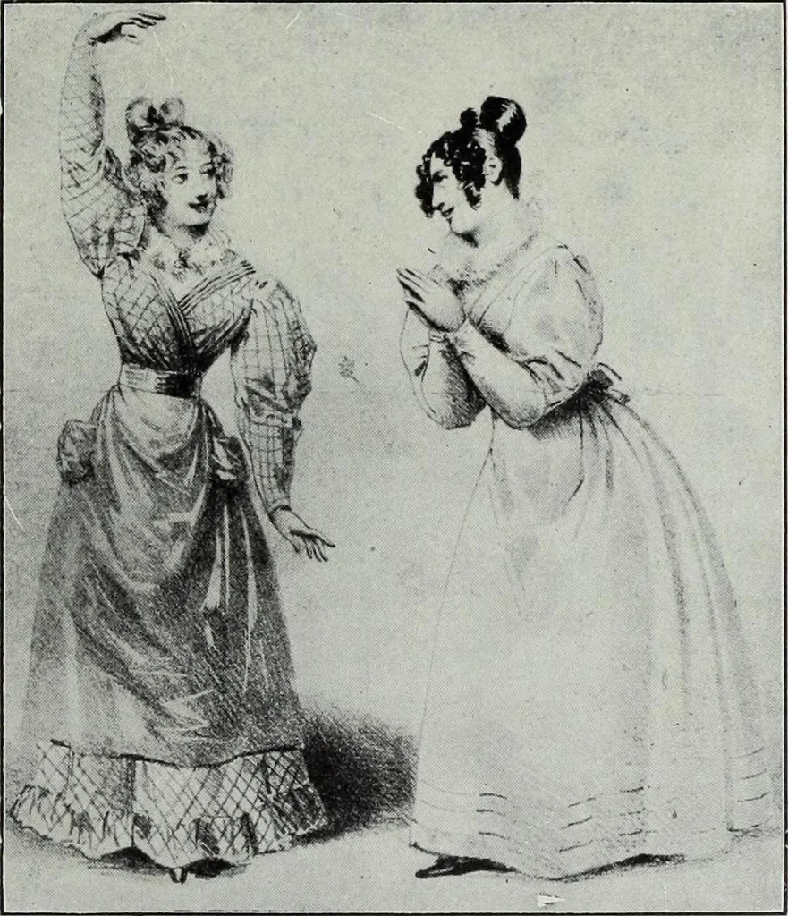 An illustration from Das Weib in der Karikatur Frankreichs : mit 448 Textillustrationen und 72 farbigen Kunstblättern nach seltenen und amüsanten französischen Karikaturen aus allen Zeitepochen, 1907, leaf 257