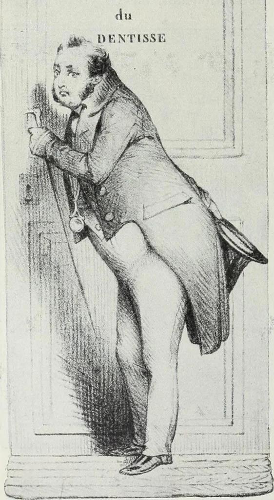An illustration from Das Weib in der Karikatur Frankreichs : mit 448 Textillustrationen und 72 farbigen Kunstblättern nach seltenen und amüsanten französischen Karikaturen aus allen Zeitepochen, 1907, leaf 258