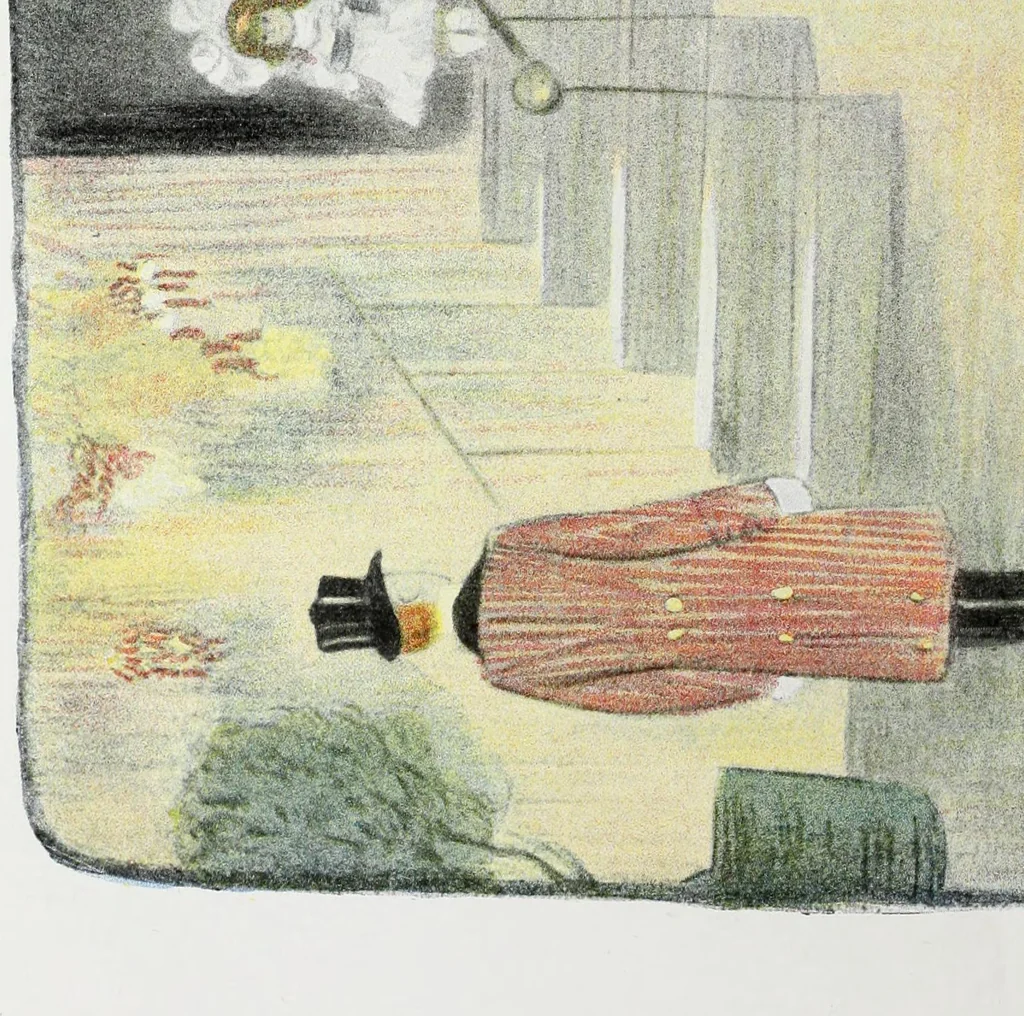 An illustration from Das Weib in der Karikatur Frankreichs : mit 448 Textillustrationen und 72 farbigen Kunstblättern nach seltenen und amüsanten französischen Karikaturen aus allen Zeitepochen, 1907, leaf 264