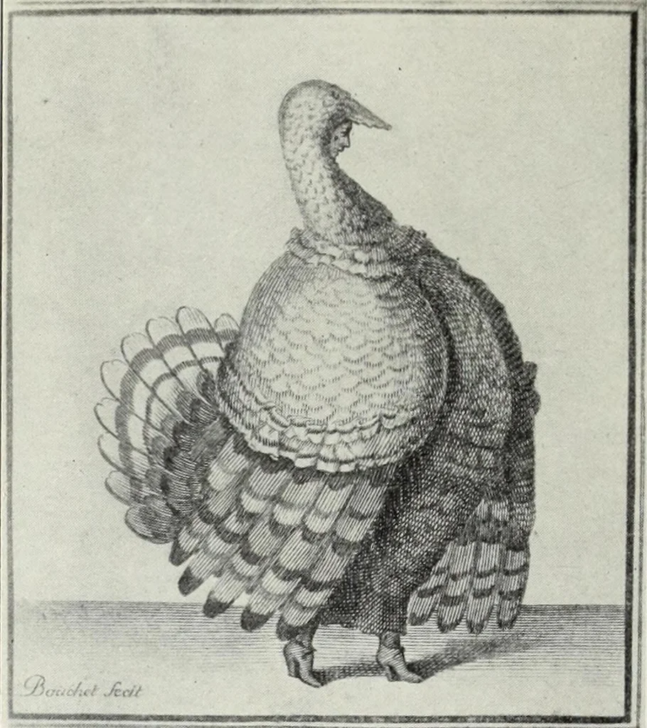 An illustration from Das Weib in der Karikatur Frankreichs : mit 448 Textillustrationen und 72 farbigen Kunstblättern nach seltenen und amüsanten französischen Karikaturen aus allen Zeitepochen, 1907, leaf 412