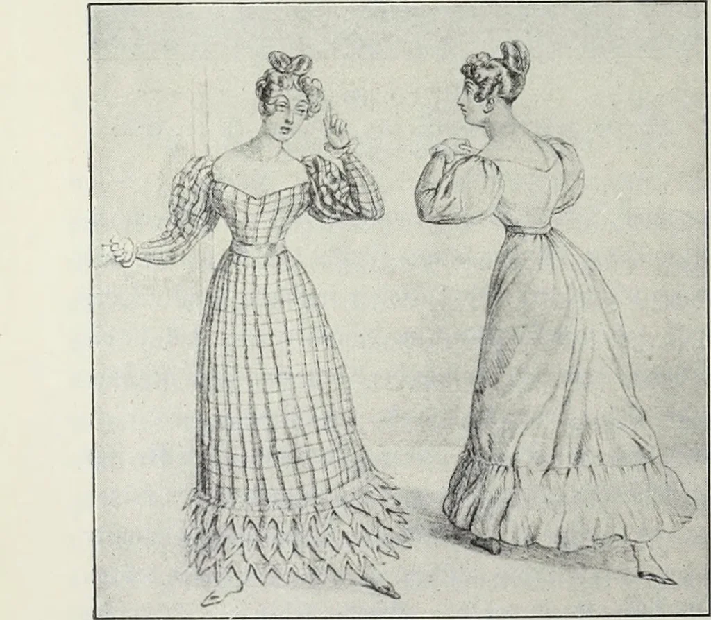 An illustration from Das Weib in der Karikatur Frankreichs : mit 448 Textillustrationen und 72 farbigen Kunstblättern nach seltenen und amüsanten französischen Karikaturen aus allen Zeitepochen, 1907, leaf 428