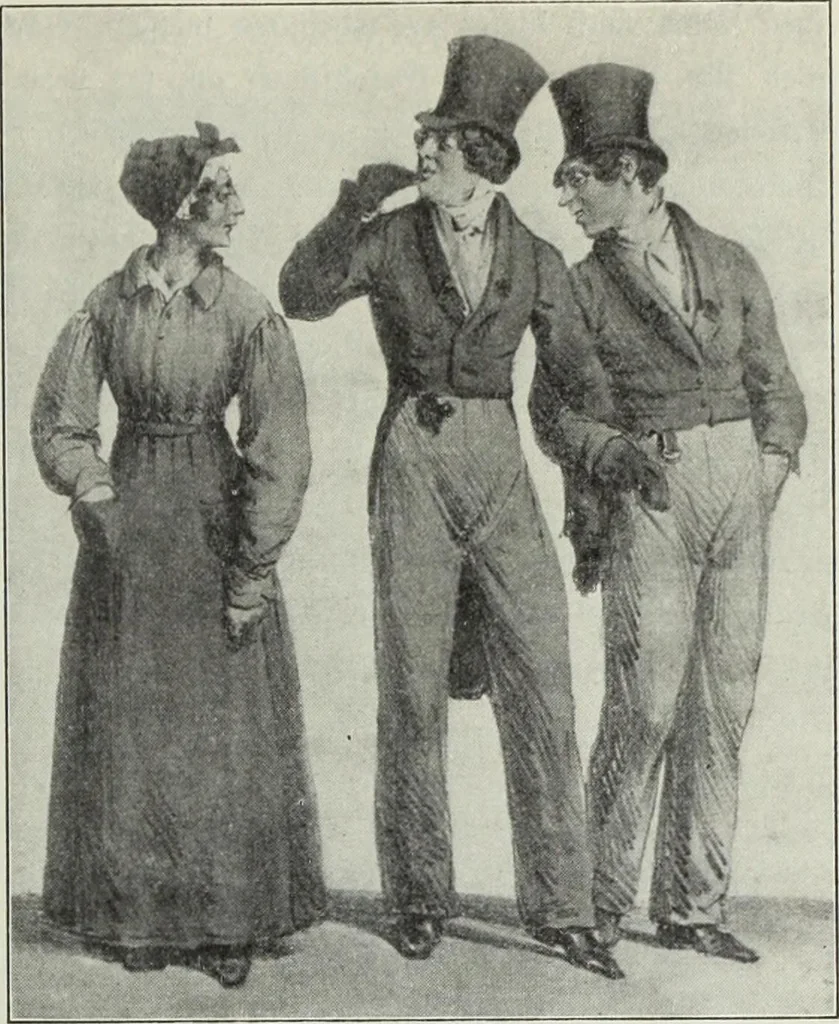 An illustration from Das Weib in der Karikatur Frankreichs : mit 448 Textillustrationen und 72 farbigen Kunstblättern nach seltenen und amüsanten französischen Karikaturen aus allen Zeitepochen, 1907, leaf 531