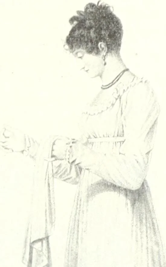 An illustration from Das Weib in der Karikatur Frankreichs : mit 448 Textillustrationen und 72 farbigen Kunstblättern nach seltenen und amüsanten französischen Karikaturen aus allen Zeitepochen, 1907, leaf 535