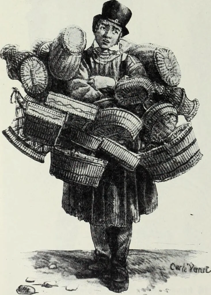An illustration from Das Weib in der Karikatur Frankreichs : mit 448 Textillustrationen und 72 farbigen Kunstblättern nach seltenen und amüsanten französischen Karikaturen aus allen Zeitepochen, 1907, leaf 578