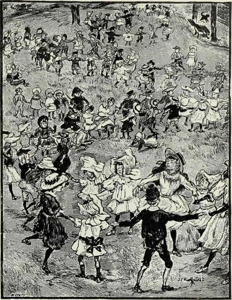 An illustration from Das Weib in der Karikatur Frankreichs : mit 448 Textillustrationen und 72 farbigen Kunstblättern nach seltenen und amüsanten französischen Karikaturen aus allen Zeitepochen, 1907, leaf 603
