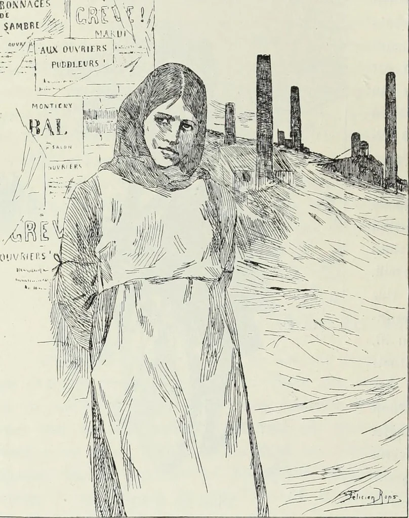 An illustration from Das Weib in der Karikatur Frankreichs : mit 448 Textillustrationen und 72 farbigen Kunstblättern nach seltenen und amüsanten französischen Karikaturen aus allen Zeitepochen, 1907, leaf 642