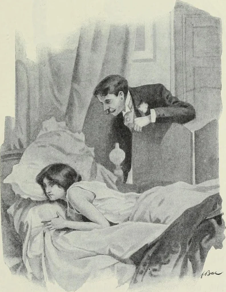 An illustration from Das Weib in der Karikatur Frankreichs : mit 448 Textillustrationen und 72 farbigen Kunstblättern nach seltenen und amüsanten französischen Karikaturen aus allen Zeitepochen, 1907, leaf 657