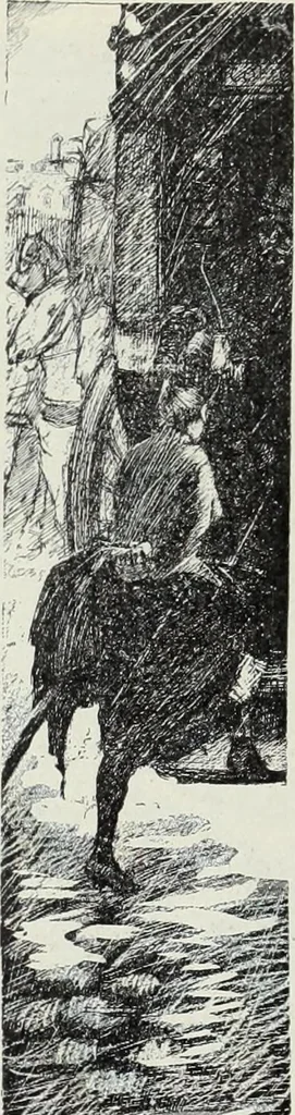 An illustration from Das Weib in der Karikatur Frankreichs : mit 448 Textillustrationen und 72 farbigen Kunstblättern nach seltenen und amüsanten französischen Karikaturen aus allen Zeitepochen, 1907, leaf 668
