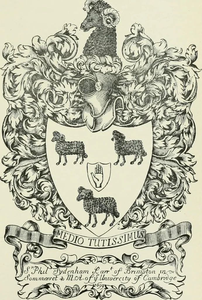 An illustration from Dated book-plates (Ex libris) with a treatise on their origin and development, 1895, leaf 113