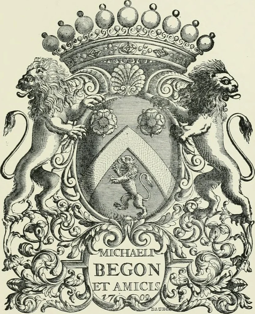 An illustration from Dated book-plates (Ex libris) with a treatise on their origin and development, 1895, leaf 131