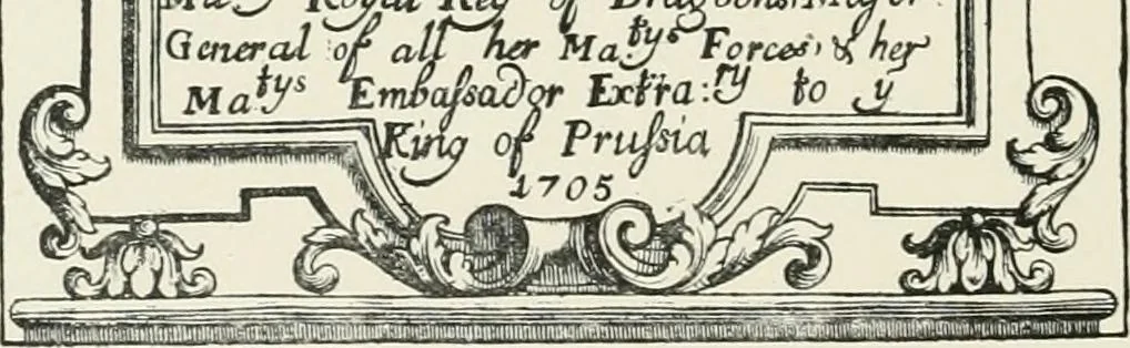 An illustration from Dated book-plates (Ex libris) with a treatise on their origin and development, 1895, leaf 134