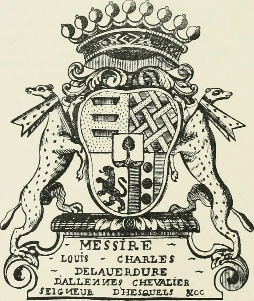 An illustration from Dated book-plates (Ex libris) with a treatise on their origin and development, 1895, leaf 152