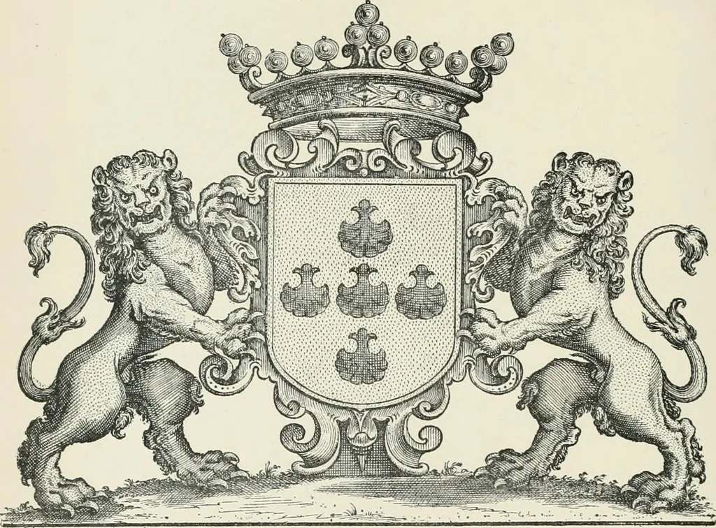 An illustration from Dated book-plates (Ex libris) with a treatise on their origin and development, 1895, leaf 212