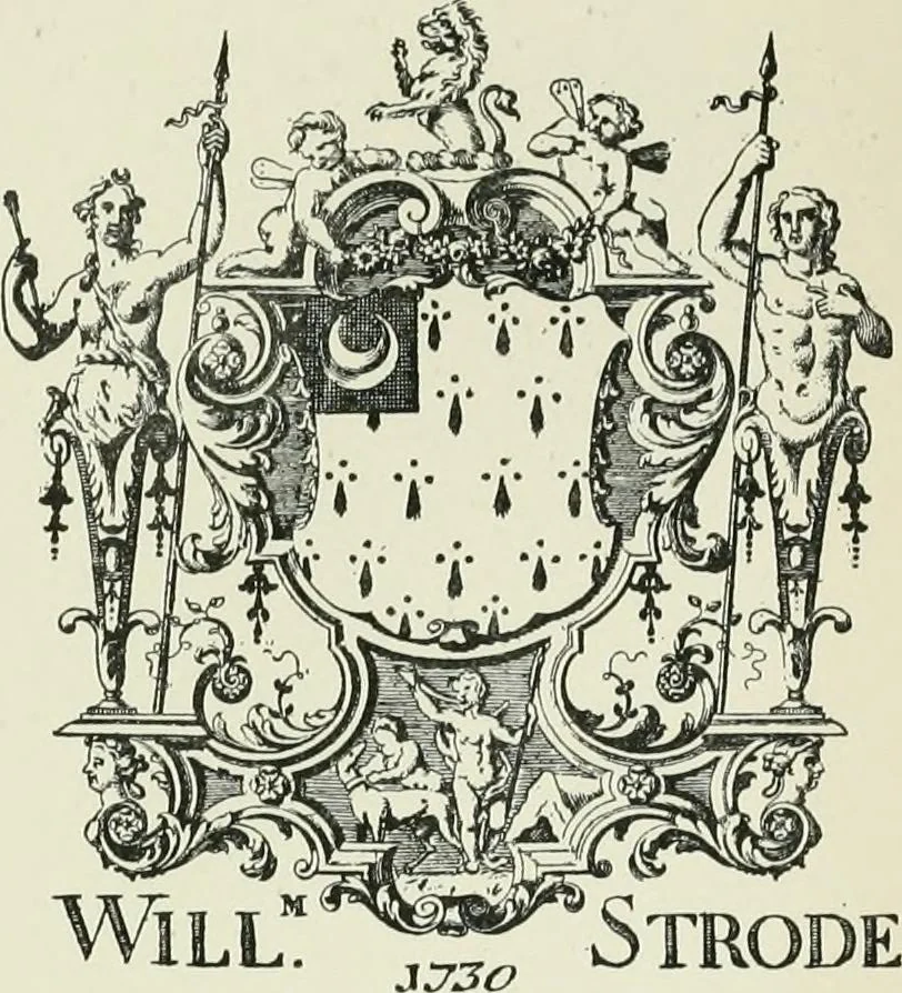 An illustration from Dated book-plates (Ex libris) with a treatise on their origin and development, 1895, leaf 221