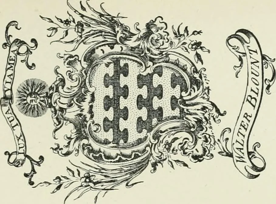 An illustration from Dated book-plates (Ex libris) with a treatise on their origin and development, 1895, leaf 279
