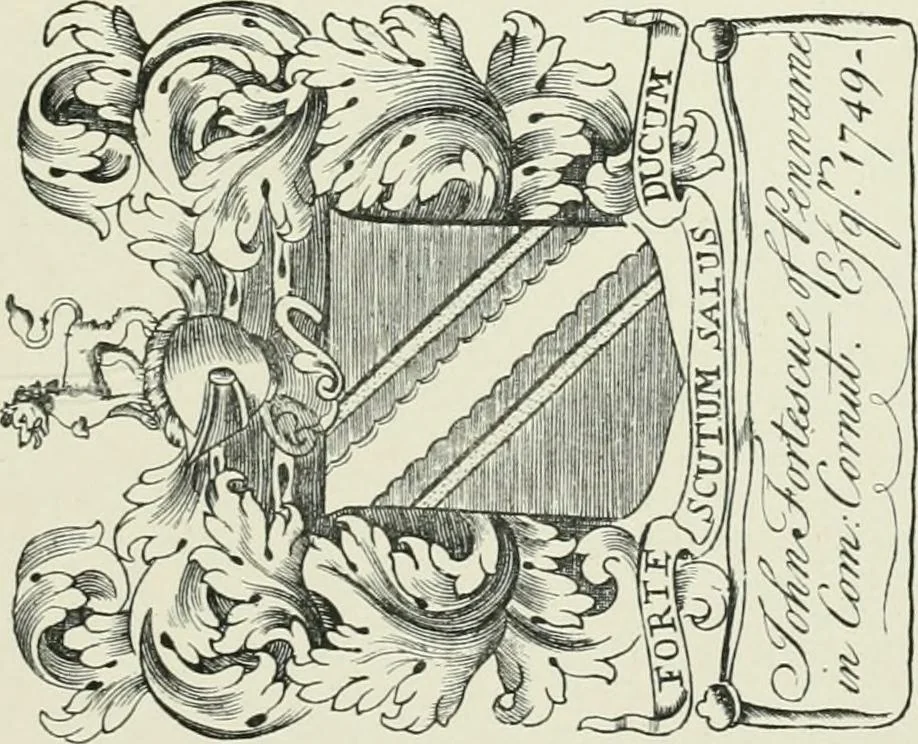 An illustration from Dated book-plates (Ex libris) with a treatise on their origin and development, 1895, leaf 279