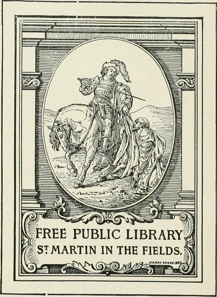 An illustration from Dated book-plates (Ex libris) with a treatise on their origin and development, 1895, leaf 364