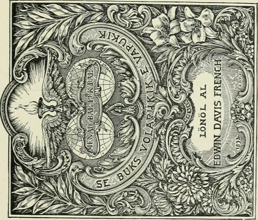 An illustration from Dated book-plates (Ex libris) with a treatise on their origin and development, 1895, leaf 413