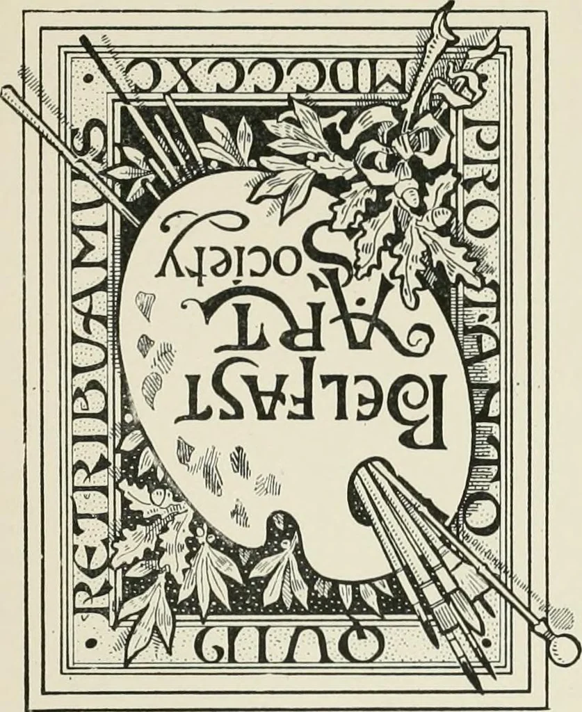 An illustration from Dated book-plates (Ex libris) with a treatise on their origin and development, 1895, leaf 426