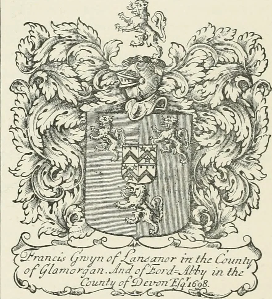 An illustration from Dated book-plates (Ex libris) with a treatise on their origin and development, 1895, leaf 66