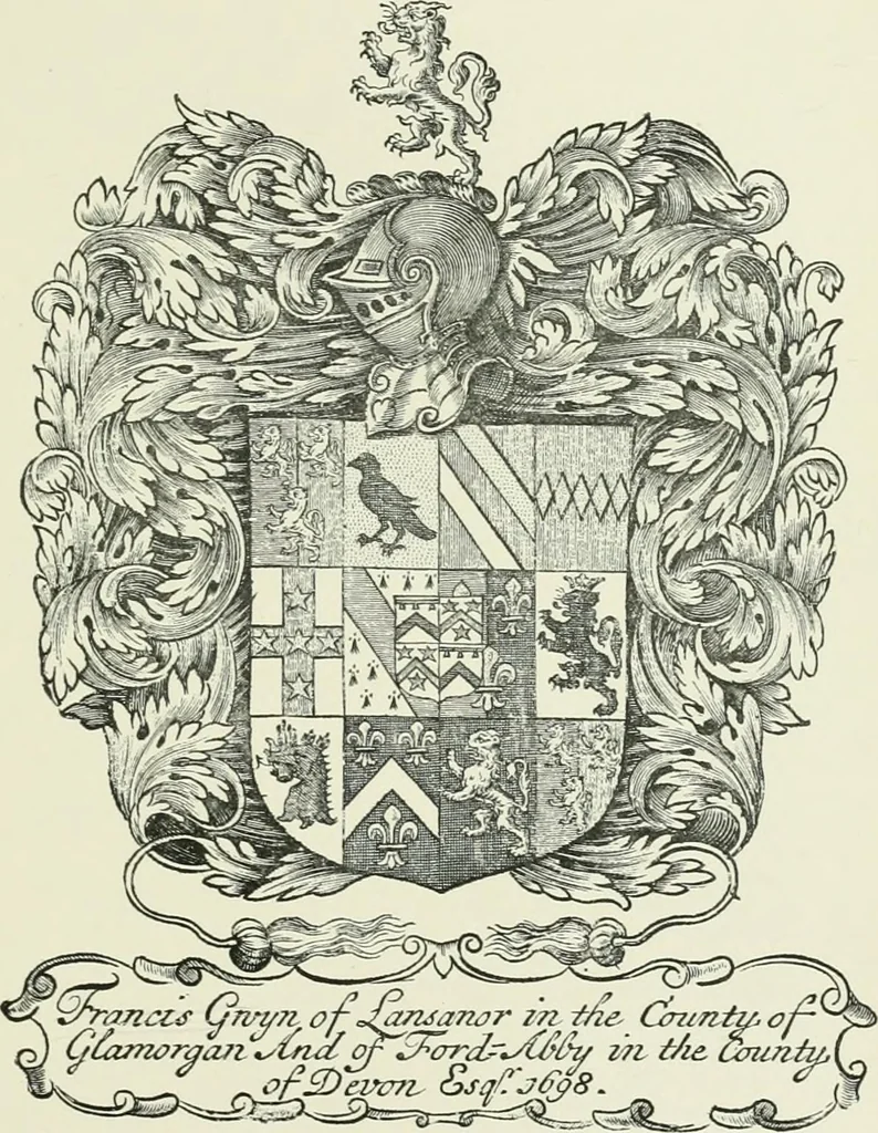 An illustration from Dated book-plates (Ex libris) with a treatise on their origin and development, 1895, leaf 93