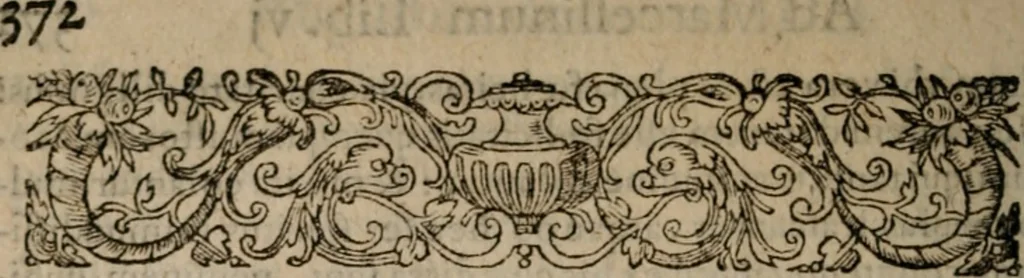 An illustration from D. Aurelii Augustini Hipponensis Episcopi, De Civitate Dei libri XXII veterum exemplarium collatione nunc demum castigagissimi facti, 1596, leaf 431