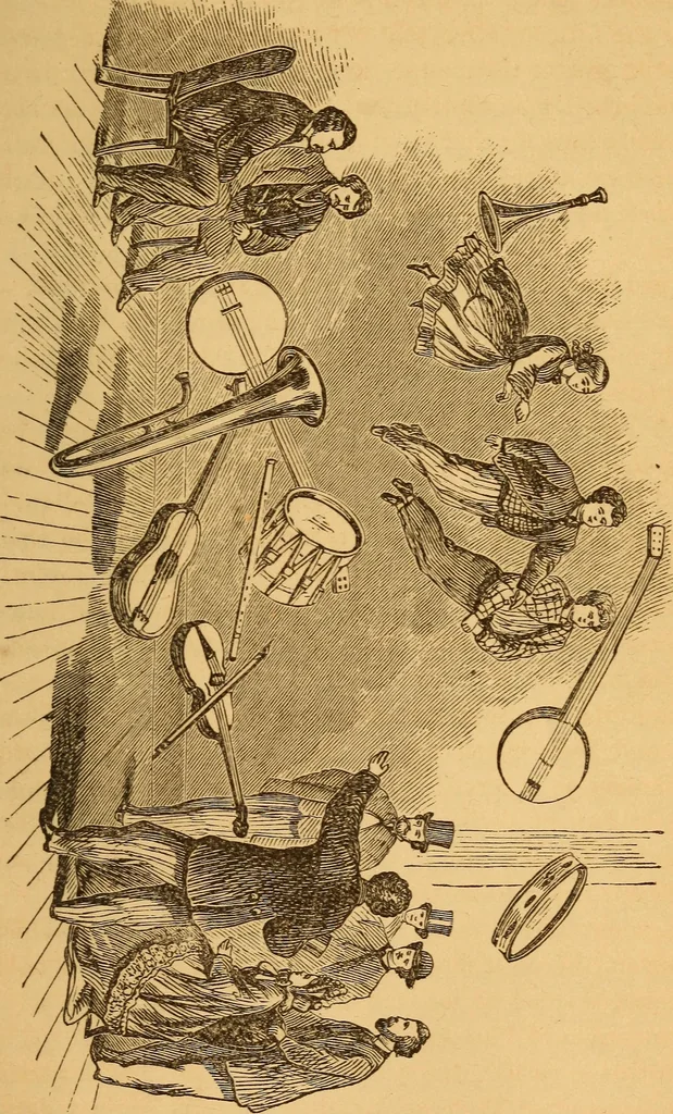 An illustration from The Davenport brothers, 1869, leaf 34