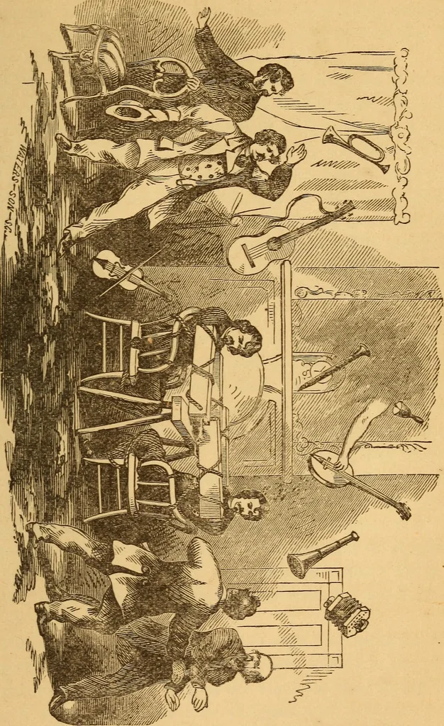 An illustration from The Davenport brothers, 1869, leaf 392