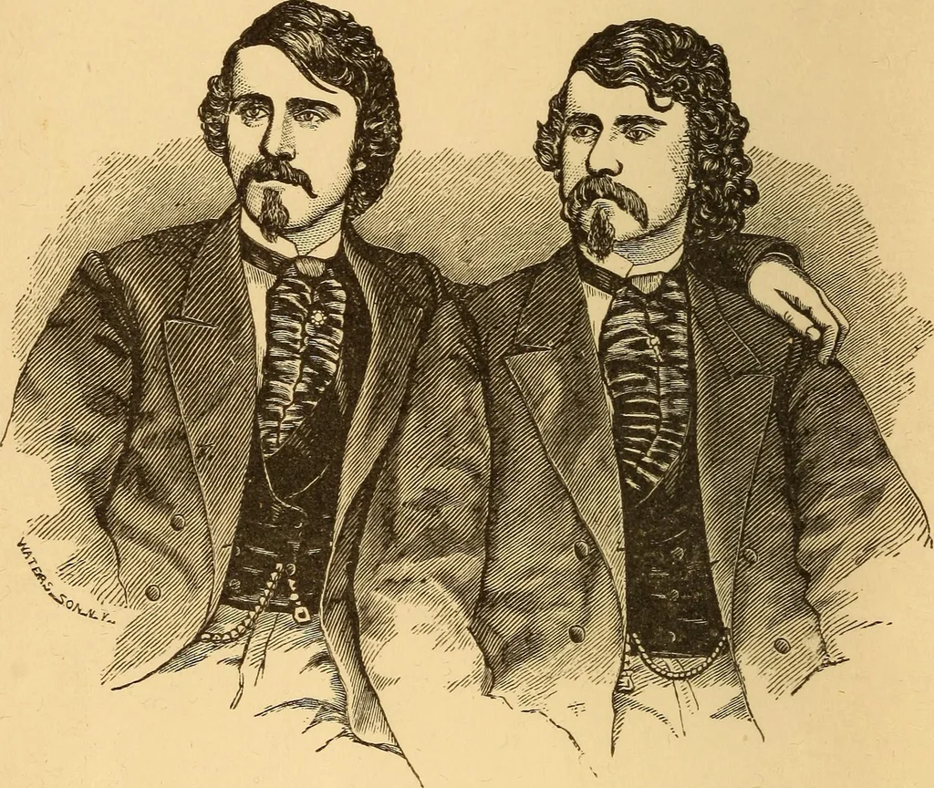 An illustration from The Davenport brothers, 1869, leaf 5