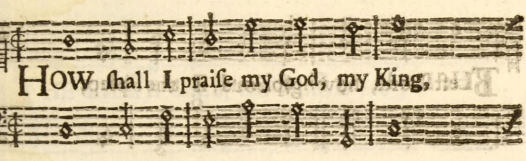 An illustration from The Psalms of David in English metre : translated from the original, and suited to all the tunes now sung in churches ; with the additions of several new, 1698, leaf 35