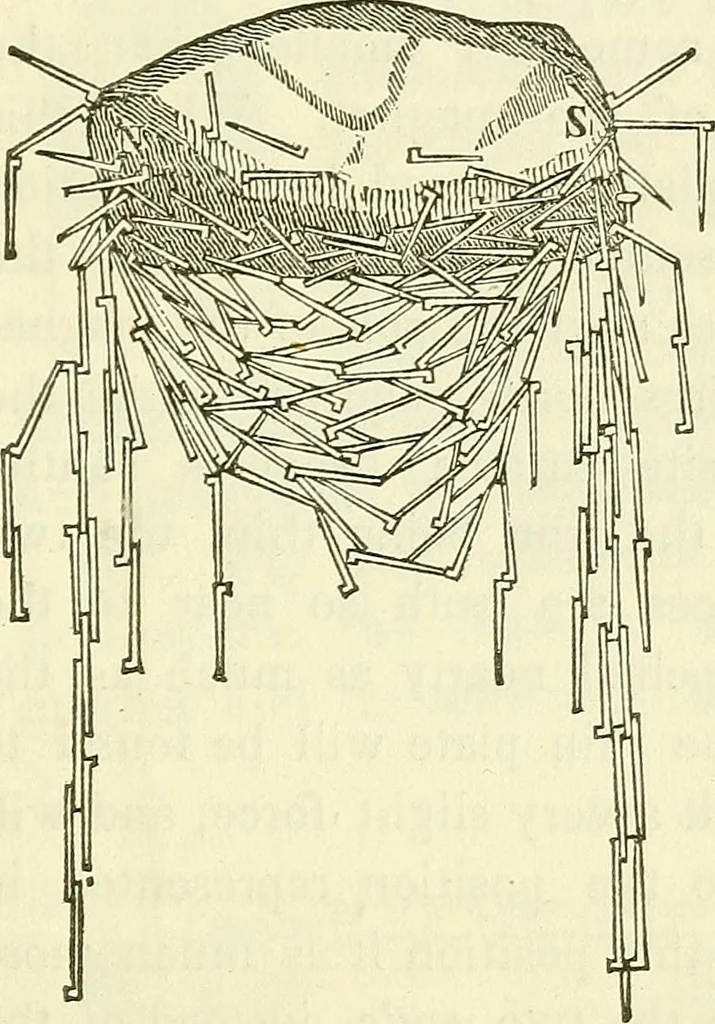 An illustration from Davis's manual of magnetism : including galvanism, magnetism, electro-magnetism, electro-dynamics, magneto-electricity, and thermo-electricity, 1854, leaf 164