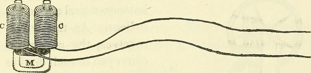 An illustration from Davis's manual of magnetism : including galvanism, magnetism, electro-magnetism, electro-dynamics, magneto-electricity, and thermo-electricity, 1854, leaf 198