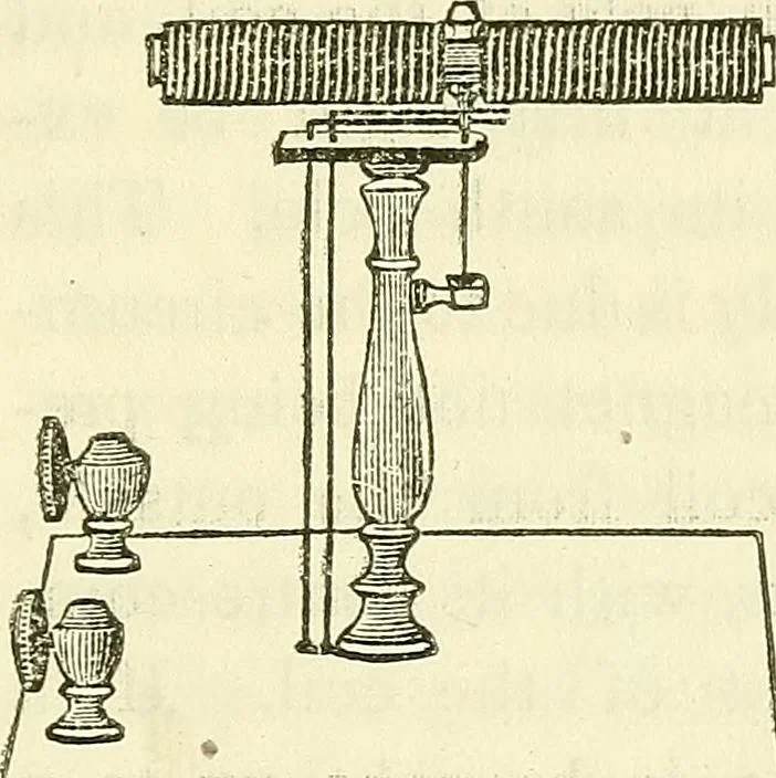 An illustration from Davis's manual of magnetism : including galvanism, magnetism, electro-magnetism, electro-dynamics, magneto-electricity, and thermo-electricity, 1854, leaf 234