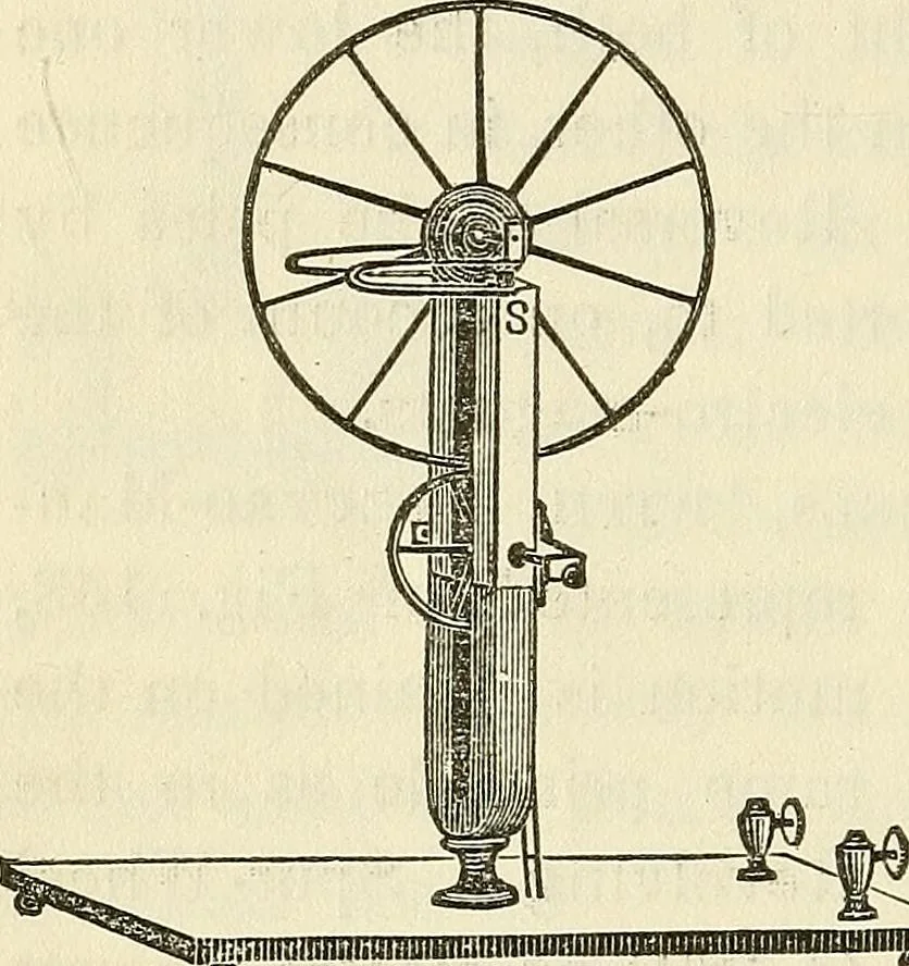 An illustration from Davis's manual of magnetism : including galvanism, magnetism, electro-magnetism, electro-dynamics, magneto-electricity, and thermo-electricity, 1854, leaf 237