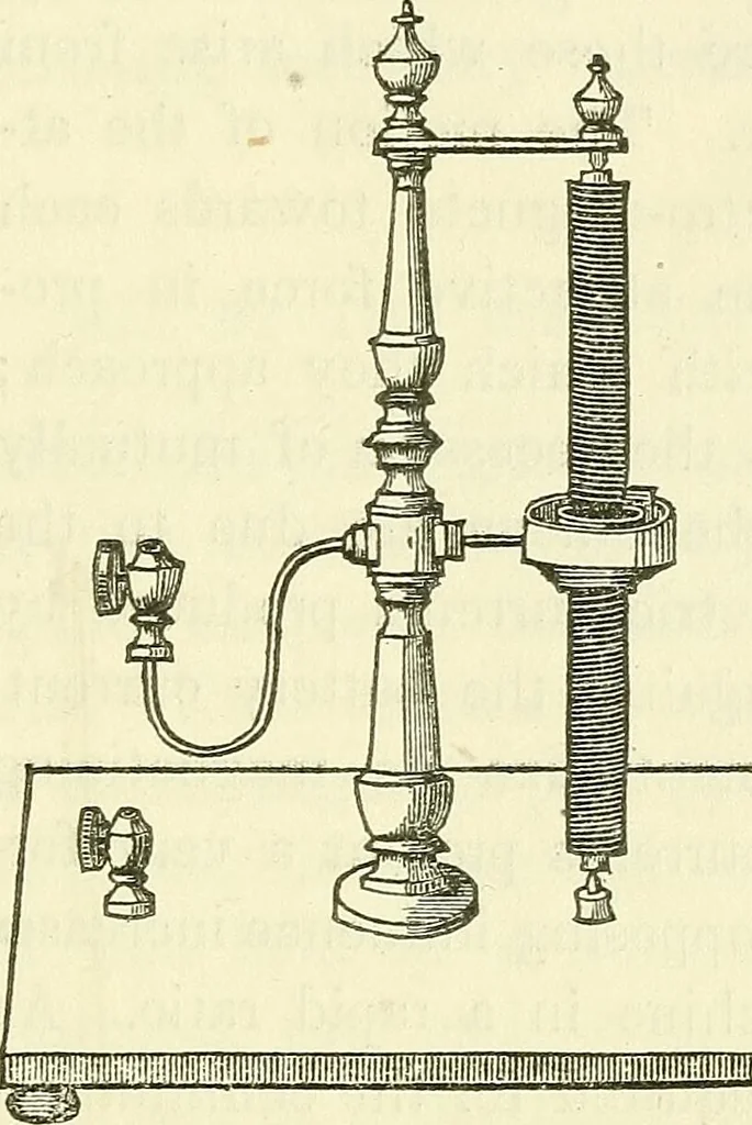 An illustration from Davis's manual of magnetism : including galvanism, magnetism, electro-magnetism, electro-dynamics, magneto-electricity, and thermo-electricity, 1854, leaf 238