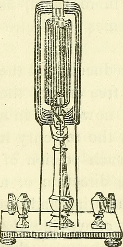 An illustration from Davis's manual of magnetism : including galvanism, magnetism, electro-magnetism, electro-dynamics, magneto-electricity, and thermo-electricity, 1854, leaf 254